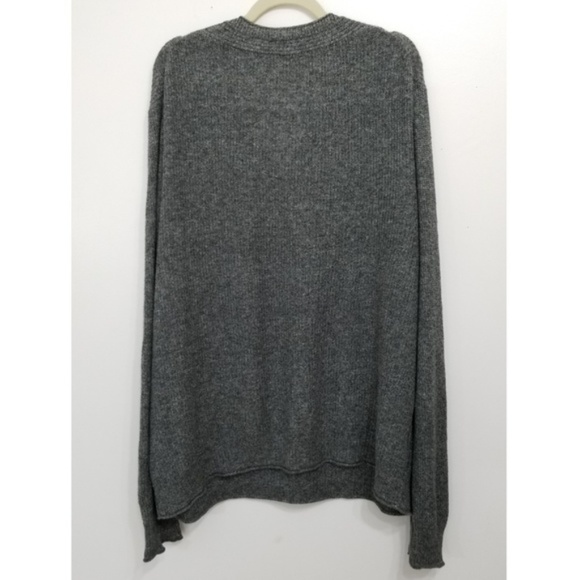 GAP Men's Gray Cotton Wool Blend Knit Sweater - Picture 5 of 7